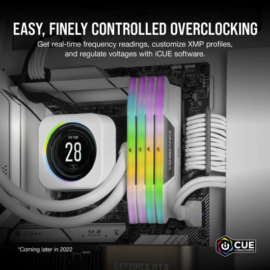 Corsair Vengeance DDR5 32gb - 6000Mhz (2x16gb) - RGB - White - 36-44-44-96